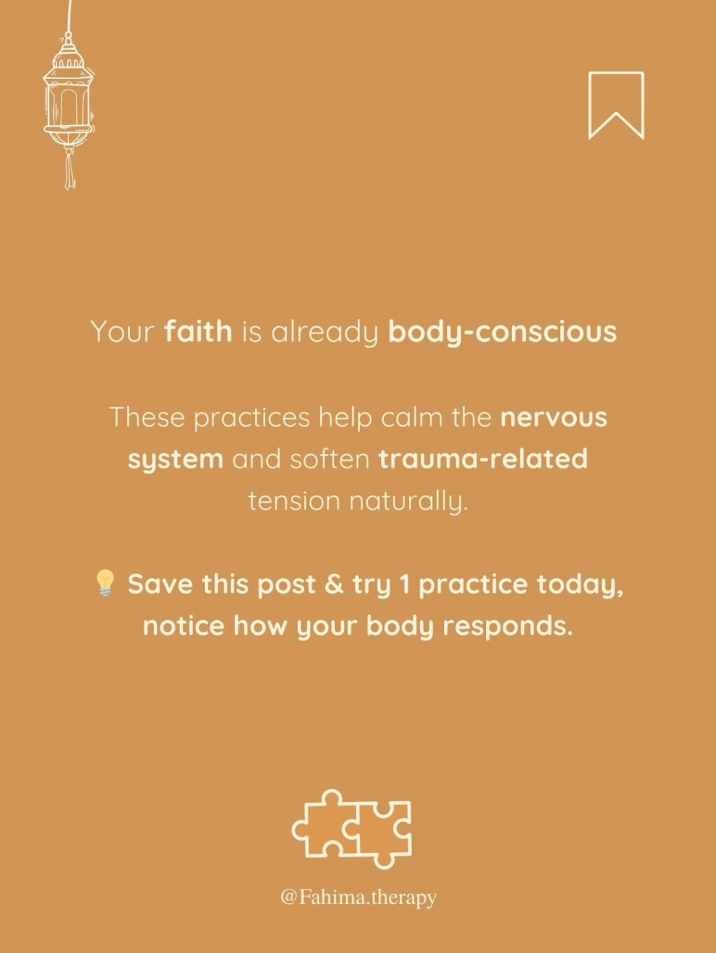 Instagram post from fahima.therapy. This post is in position 6.