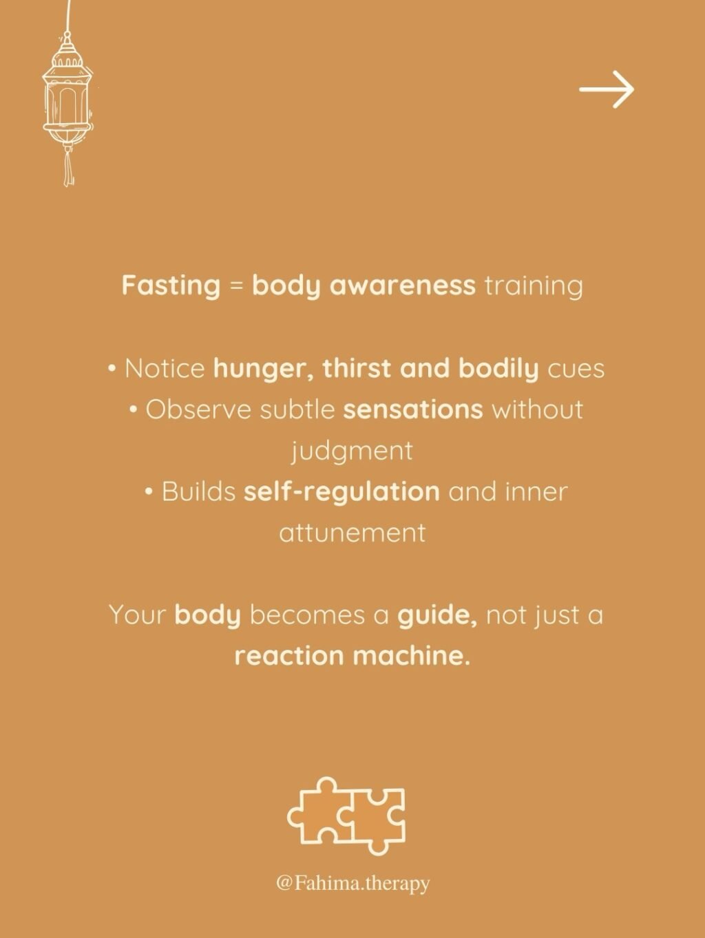 Instagram post from fahima.therapy. This post is in position 5.