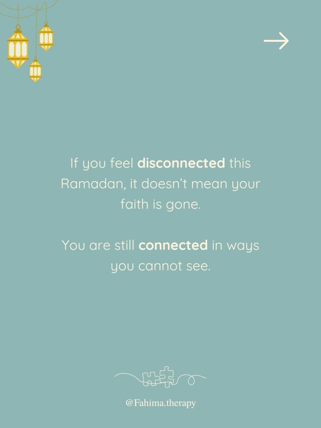 Instagram post from fahima.therapy. This post is in position 7.