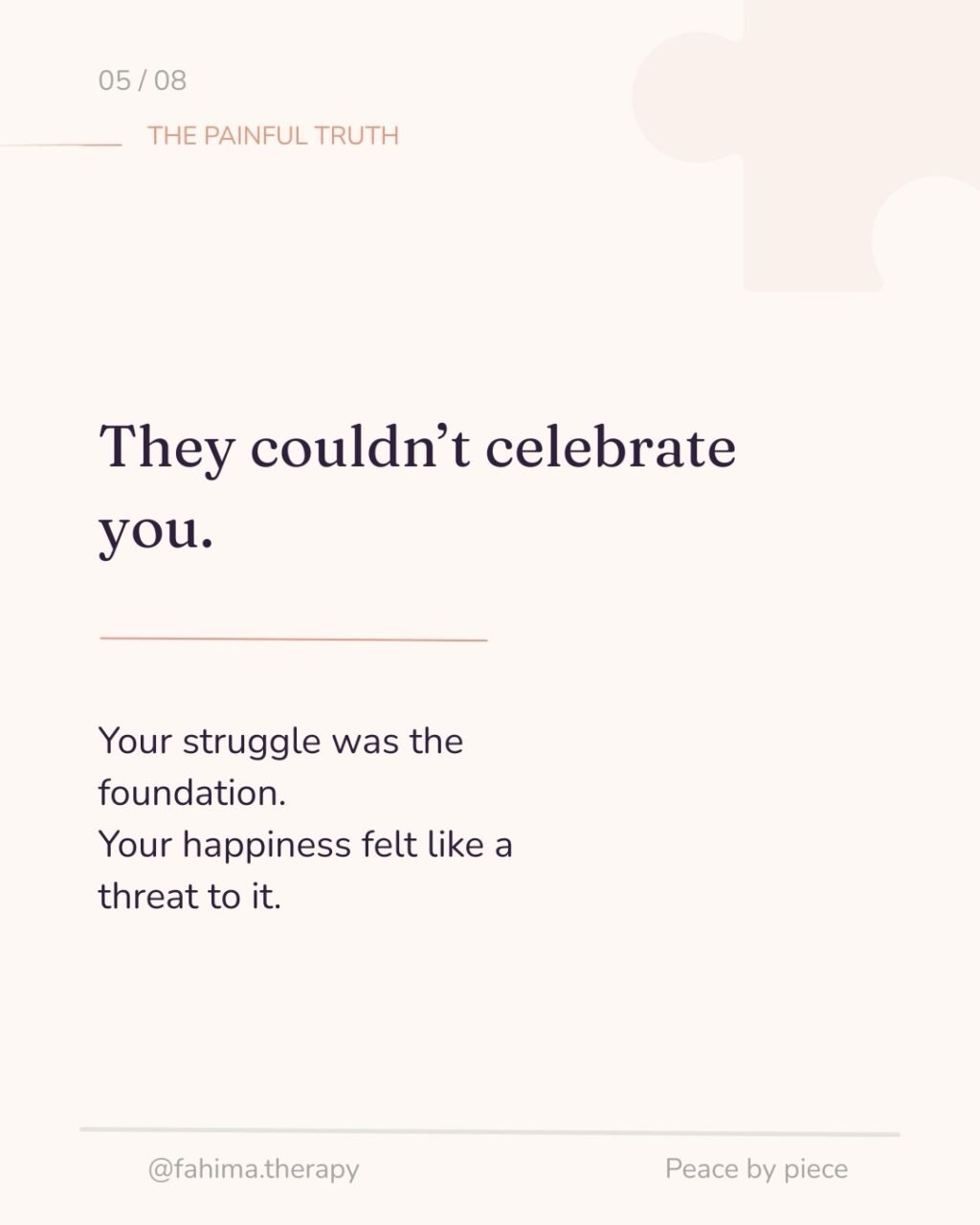 Instagram post from fahima.therapy. This post is in position 4.