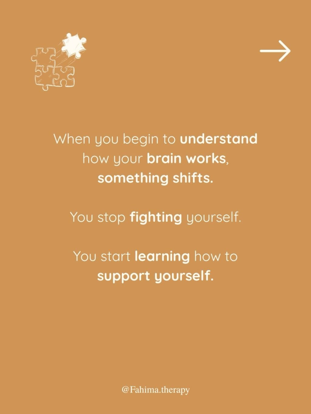 Instagram post from fahima.therapy. This post is in position 8.