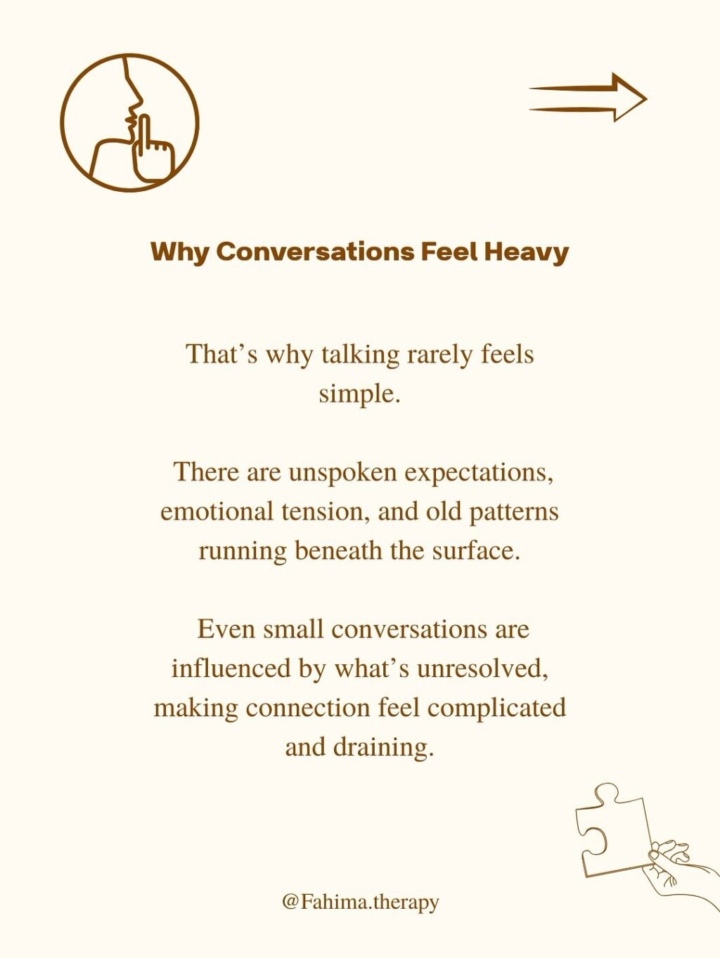 Instagram post from fahima.therapy. This post is in position 1.