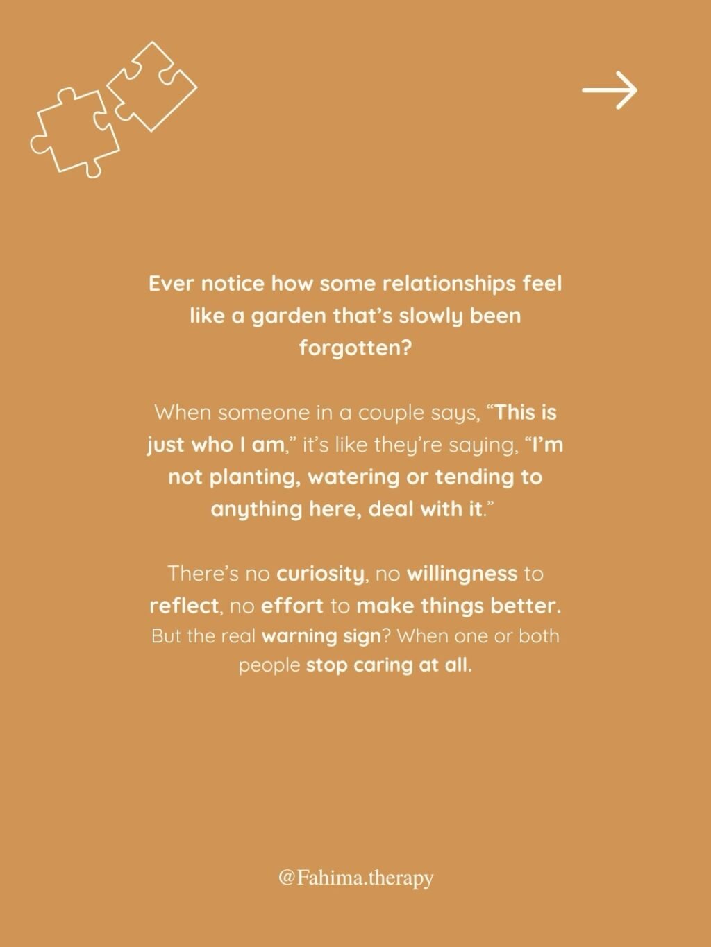 Instagram post from fahima.therapy. This post is in position 0.