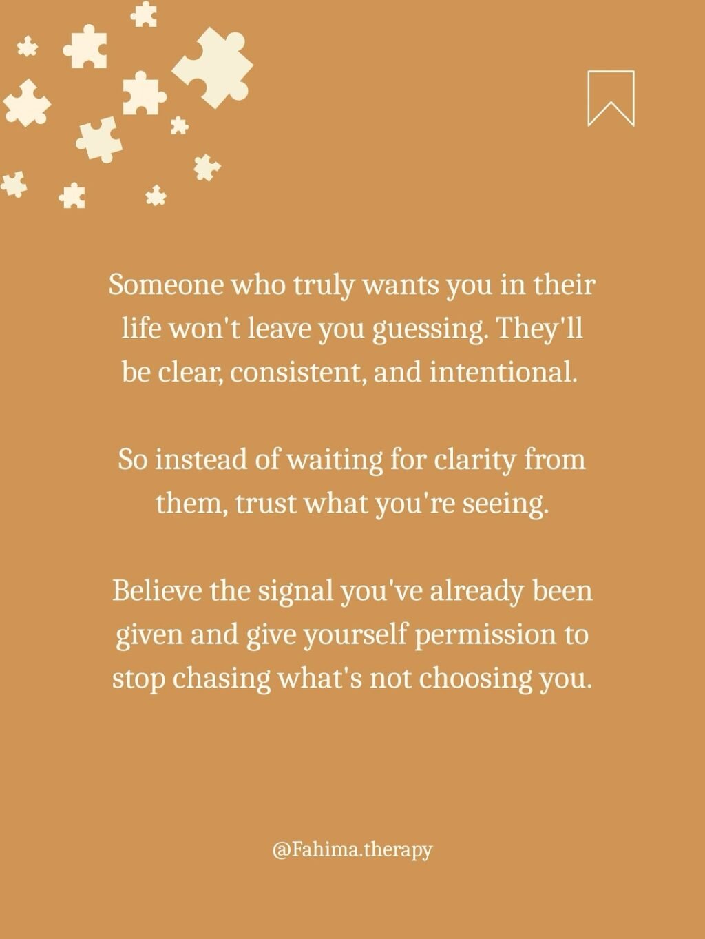 Instagram post from fahima.therapy. This post is in position 1.