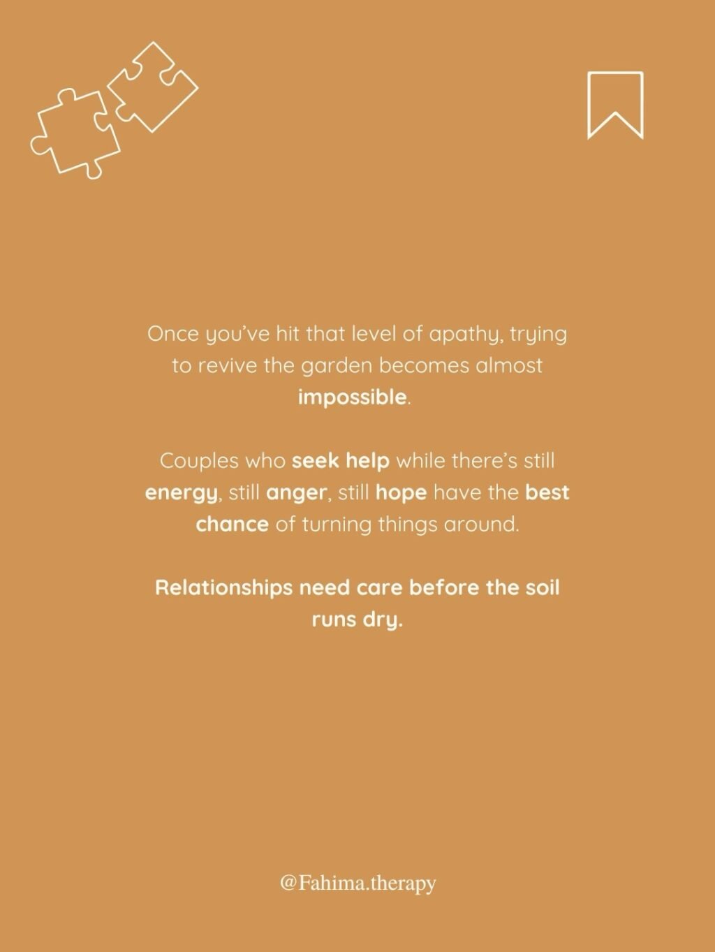 Instagram post from fahima.therapy. This post is in position 2.