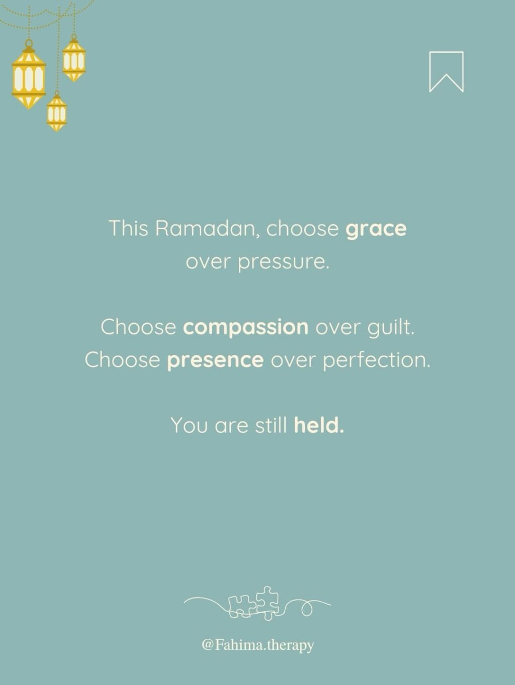 Instagram post from fahima.therapy. This post is in position 8.