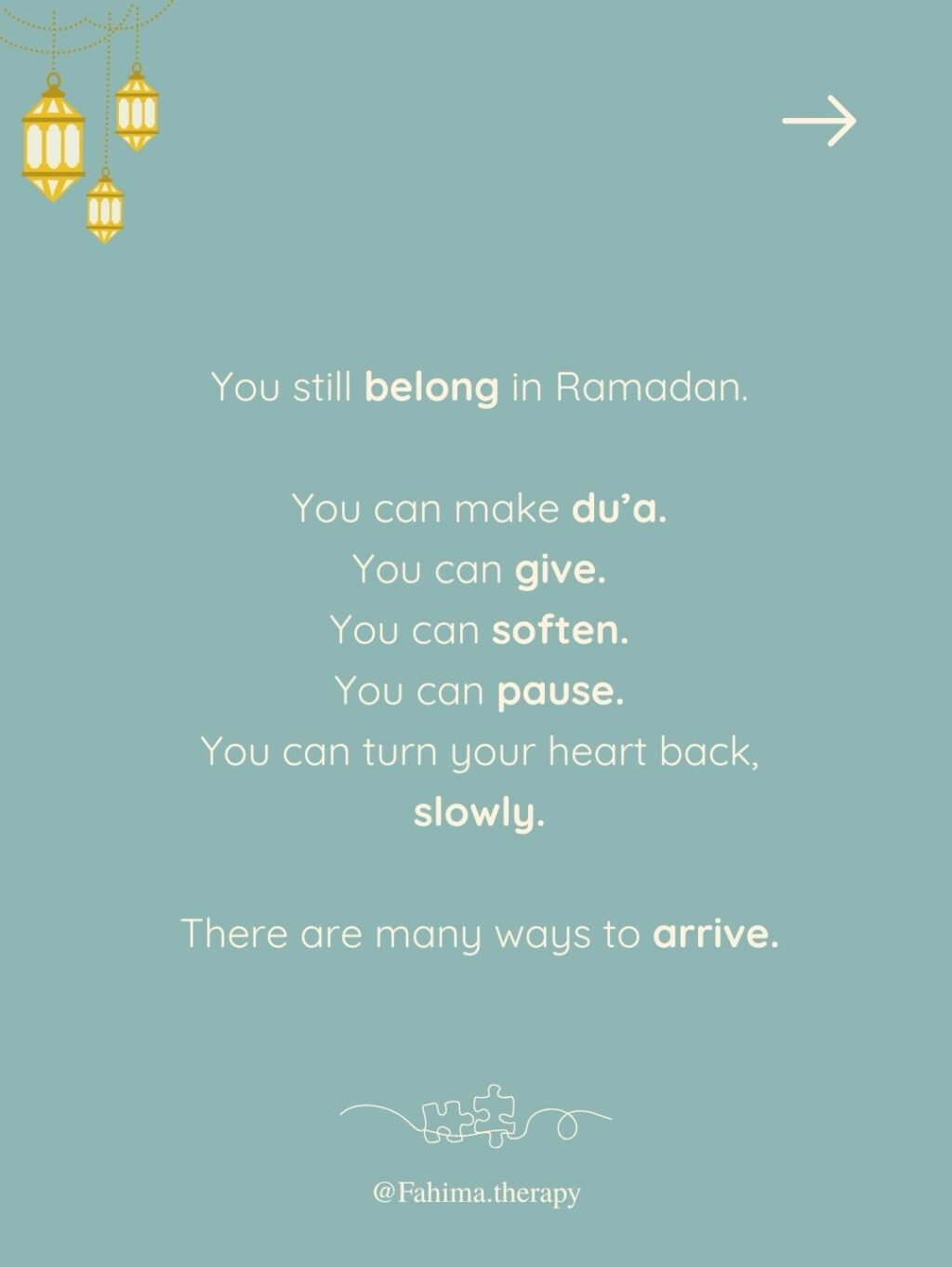 Instagram post from fahima.therapy. This post is in position 4.